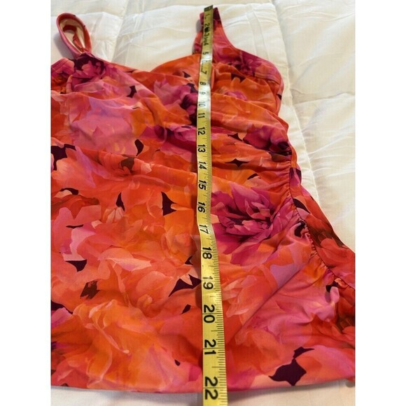MIRACLESUIT x TALBOTS SANIBEL BLENDED FLORAL TANKINI Light Control Size 8 - Picture 14 of 15